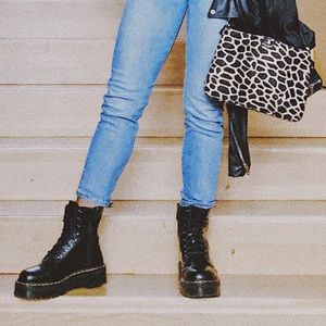 Dr. Marten Jadon Platform 8-Eye Boot